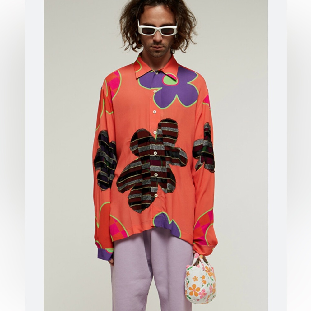 ERL Floral Oversized Shirt UNISEX Medium